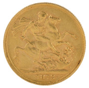 Coins - Australia: Sovereigns: QUEEN VICTORIA YOUNG HEAD/ST GEORGE: 1873(M), VF.