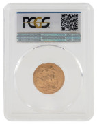 Coins - Australia: Sovereigns: QUEEN VICTORIA JUBILEE HEAD/ST GEORGE: 1890(M), housed in PCGS wallet, graded AU5