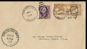 UNITED STATES OF AMERICA - Aerophilately & Flight Covers: 1935 (Jan. 11) Honolulu - Oakland flown cover, endorsed "Carried by air/..." and signed by the pilot "Amelia Earhart" at upper-left and "No.13 of 49 covers" at lower-left; superb condition. EXTRE - 2