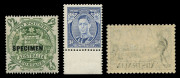 AUSTRALIA: General & Miscellaneous: 1913-1980s mostly MUH collection on Hagners including Engraved 6d Kooka (mint, private perfin), Victoria Centenary P.10 (partial offset on 1/-) & P.11&frac12; sets, Macarthur, Anzac, Jubilee, SA Centenary sets, NSW Anniv set a