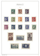 FRANCE: 1849-2007 mint or used collection in six hingeless Lighthouse albums (retail $1000+) with imperfs to 1fr in very mixed condition, 1863 5f used (creasing, filled thin), 1876-1900 Peace & Commerce to 5r, 1917 Orphans 35c+25c used, 1922 Surcharged Or - 3