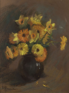 BARBARA McMANUS (born 1936), Floral Study, pastel, signed lower left, ​55 x 41cm.