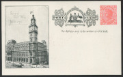 VICTORIA - Postal Stationery: POSTAL CARDS - GREAT WHITE FLEET: 1908 (H&G #30) 1d Carmine-Pink, very fine unused. - 2