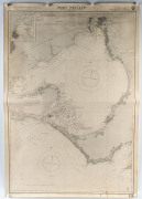 PORT PHILLIP : Surveyed by Commander Henry L. Cox, R.N. [1864]; two later editions, with corrections and additions to 1921 and 1948. Both 102 x 70cm. (2). - 2