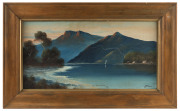 JACK McGOWAN (19th century, New Zealand), I.) Lake Manapourie, II.) Lake Wanaka, signed and titled in the lower margins, 27 x 55cm - 2