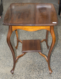 An Australian blackwood occasional table, early 20th century, 76cm high, 61cm wide, 60cm deep