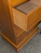 WILLIAM NORRIE impressive four drawer chest, mottled kauri inlaid with native New Zealand timbers, New Zealand origin, late 19th century, 126cm high, 61cm wide, 46cm deep - 8