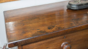 A Colonial Australian cedar chest of five drawers with cross banded edge and cedar secondary timbers, New South Wales origin, circa 1850, 119cm high, 119cm wide, 48cm deep - 3