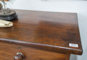 A Colonial Australian cedar chest of five drawers with cross banded edge and cedar secondary timbers, New South Wales origin, circa 1850, 119cm high, 119cm wide, 48cm deep - 4