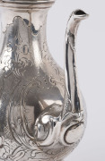 HENRY STEINER impressive Australian silver coffee pot, Adelaide, South Australian origin, circa 1870, stamped "H. STEINER, ADELAIDE" with additional pictorial marks, ​30.5cm high. - 7