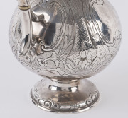 HENRY STEINER impressive Australian silver coffee pot, Adelaide, South Australian origin, circa 1870, stamped "H. STEINER, ADELAIDE" with additional pictorial marks, ​30.5cm high. - 8
