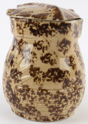 SUNSHINE ELECTRIX mottled brown glazed electric kettle with rare ceramic insert, circa 1920, 23cm high, 24cm wide - 2