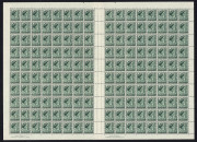 AUSTRALIA: Other Pre-Decimals: 1941-65 group of complete sheets, comprising 2d purple (SG.185), 3½d ultramarine (SG.210), 1d purple (SG.222a), 1½d green (SG.229) and 2d bright purple (SG.230), 5d Inland Mission (SG.343), 5d Canberra (SG.350) and 5d Church - 2