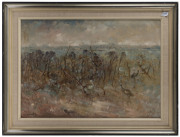 KEITH JAMES CRAIG NICHOL (1921-79), Saltbush Country - South Australia, oil on board, signed and dated "72" lower left, 50 x 71cm. - 2