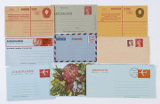 AUSTRALIA: Postal Stationery: 1890s-1970s Postal Stationery mostly unused array with States including SOUTH AUSTRALIA 1d Scenic Postal Card in violet (view "On the Murray"), and Pictorial Latterette (pub. J.B. Siddall, Adelaide); VICTORIA 1d "Beer & Baccy - 2