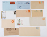 AUSTRALIA: Postal Stationery: 1890s-1970s Postal Stationery mostly unused array with States including SOUTH AUSTRALIA 1d Scenic Postal Card in violet (view "On the Murray"), and Pictorial Latterette (pub. J.B. Siddall, Adelaide); VICTORIA 1d "Beer & Baccy - 3
