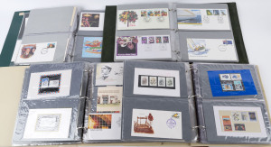 AUSTRALIA: Decimal Issues: FIRST DAY COVERS & PSEs: 1970s-80s unaddressed collection in four albums (few loose), also a few Australian stamp packs plus GB and Hong Kong FDCs, plus some loose stamps in envelopes, mostly on piece. (200+)