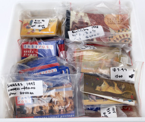 SOUTH AFRICA: BOOKLETS: ex-dealer stock including 1997 Waterbirds (3), Cultural Experiences (4), 1998 Raptors (4), Early History (5), others more heavily duplicated including International Post, Xmas, Airmail Post Card rate & undenominated types; generally very fine, retail opportunity. (100s)