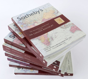 AUSTRALIA: Philatelic Literature & Accessories: LITERATURE - SIR GAWAINE BAILLIE COLLECTION: Sotheby's auction catalogues Volumes I to XI (ex Vols. VIII & X) including Vol. III "Australian States & Australian Commonwealth", volume XI containing prices realised for sales I to X. (9)