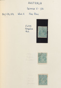 AUSTRALIA: General & Miscellaneous: 1913-66 Collection predominantly used in two volumes with many of the better stamps extracted from a Specimen Pack (empty specimen pack is included), with Roos Second Wmk 2/- postally used, Third Wmk 10/- CTO perf 'OS' - 3