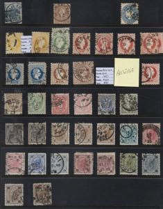WORLD - General & Miscellaneous Lots: MOSTLY USED EUROPEAN array with AUSTRIA with 1867 50k brown used, 1940s sets unused (no gum) incl. 1948 Creative Artists, BELGIUM with imperfs (8) to 40c in mixed condition, range of Sunday tabs & railway parcels stamps, also CANADA with QV Small Queens to 10c & 1897 50c Jubilee (fine used), and a little Turkey; condition variable.