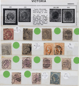 WORLD - General & Miscellaneous Lots: WORLD mostly used array in four stockbooks predominantly GB with QV & KEVII to 1/-, KGVI to £1; AUSTRALIAN COLONIES in small stockbook, predominantly later issues, best likely Victoria with some revenues sighted; also