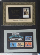 AUSTRALIA: Decimal Issues: 1966-1980s Collection in 3 volumes with hand-addressed FDI covers, 1960s-70s Sigma FDCs, 1970 Famous Australian booklet pane on 4 illustrated FDCs (unaddressed); also Famous Australians booklets, early stamp packs including 1st - 4