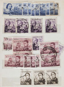 WORLD - General & Miscellaneous Lots: WORLD IN STOCKBOOKS: mostly 1940s-80s era used with Australia decimals & pre-decimals, AAT, China, GB, Greece, Malaysia, PNG and some thematics; mostly commoner material, modest pickings. (1000s)