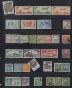 WORLD - General & Miscellaneous Lots: WORLD ARRAY on 200+ Hagners in three ringbinders, mostly 1900s-1990s era with many countries represented including Canada, China, France & Colonies, GB, Germany, Hong Kong, Israel, Italy, NZ, Papua/PNG & USA, odd bet - 3