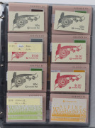 AUSTRALIA: Booklets: Collection in ringbinder with pre-decimal 1952 3/6d (incomplete) & 1960 5/- (4); decimal 1968 Famous Australians $1 (3), 1967 $1 Surcharge, 1969 Prime Ministers $1, later issues including 'AUSIPEX 84' booklets (16), 1989 Stampshow (2 - 2