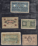 BANKNOTES - World: 1920s-1960s banknote collection predominantly circulated German notgeld and inflation era notes to 1 Billion Marks, other from United Kingdom with QEII 10/- (3), Indonesia, Japan, Mozambique, New Zealand & Vietnam, etc; some duplication - 2