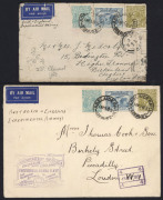 AUSTRALIA: Aerophilately & Flight Covers: 1933-40 group including 1934 MacRobertson Air Race cover (AAMC.438) signed by Kay (Cat. $150); 1934 Melbourne-Portland Autogiro Flight postcard (AAMC.461); 1936 (Oct.2) Adelaide-Renmark group (4) each cover with a - 4