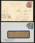 SOUTH AUSTRALIA - Postmarks: POSTMARKS - DIAMOND NUMERALS: collection on Hagners with Rated RRRR: '77', '163' ; Rated RRR: '96' (on 4d Long Tom), '115', '153', '299', '305', Rated RR: '12', '14', '34', '35', '39' (on Customs 4d Departmental), '67', '73' - 5