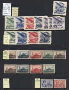 RUSSIA: 1929-1945 mint & used stock on Hagners housed in ringbinder, with better items including 1930 Cavalry set mint plus 14k duplicates (2), Zeppelin 40k (3) and 80k used, Power Station 3r mint & used (2), 1931 Zeppelin/North Pole imperf 30k, 35k & 1r - 2