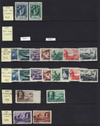 RUSSIA: 1946-1951 mint & used stock on Hagners housed in ringbinder, with plenty of useful items including 1946 Air set mint & used, 1946 War Medals mint, 1946 Postal Services mint, 1947 Women's Day mint & used, 1947 Moscow Anniv. mint, 1947 30th Anniv of - 3