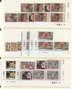 WORLD - General & Miscellaneous Lots: BRITISH AFRICA - BOTSWANA, LESOTHO & SWAZILAND: most 1970s-90s era (few earlier) untidily presented ex-dealer's stock housed in Boga sheet file, mostly MUH with a little CTO or used with part-sheets, sheetlets, imprint multiples, sets in multiples; condition generally fine. (100s)