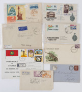 WORLD - General & Miscellaneous Lots: WORLD COVERS: mostly 1950-80s era mix of philatelic and commercial covers including from South Africa (incl. Homelands) with registered, express and official mail; other representations noted from Canada, Czechoslovak