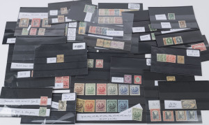 WORLD - General & Miscellaneous Lots: BRITISH COMMONWEALTH: mostly mint selection of part-sets/odd values on stockcards incl. BAHAMAS 1911-19 2/- Staircase, 1919 War Tax values to 1/-; BARBADOS 1916 ¼d to 2/- incl. 2½d shades & 1918-20 3/-, Falkland Is KGV Script CA 1/-, Nauru 1924 Rough Paper ½d to 1/-, Rhodesia 1913-19 Admirals range to 2/- also AUSTRALIA Third Wmk £1 Roo used (nibbed perfs); other mint oddments from Bermuda, British Honduras, Canada, Cayman Is, Ceylon, Fiji, Grenada