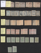 RUSSIA: BACK OF THE BOOK: array of imperforate & perforated issues on Hagners in ringbinder, predominantly unused with issues from North West Army, Southern Russia, Republics, Armenia, Azerbaijan, Ukraine, Russian POs in China, Russian Levant, plus revenu - 2