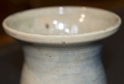 MERRIC BOYD pottery vase with sgraffito and painted landscape decoration, incised "Merric Boyd, Australia, 1928", 17.5cm high, 14.5cm wide - 9