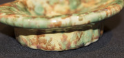 BENDIGO POTTERY, Two Colonial soap dishes with frog decoration, late 19th century, ​7cm high, 14.5cm wide each (2) - 4