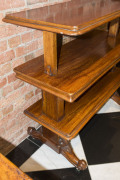 An antique cedar telescopic dumbwaiter, circa 1860s, Sydney origin, 115cm high (when fully extended), 122cm wide, 54cm deep. - 9