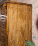 An impressive Colonial solicitors chest comprising of ten single drawers and three double depth drawers with compartments and carved corbels, Australian cedar with Baltic pine secondaries, Melbourne origin, circa 1870, 187cm high, 88cm wide, 82cm deep - 6