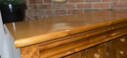 An impressive huon pine chest of 8 drawers with full length carved corbels, Melbourne, Victorian origin, circa 1885, ​144cm high, 121cm wide, 59cm deep - 3