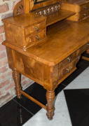 A fine Colonial huon pine dressing table, Melbourne, Victorian origin, circa 1885, 182cm high, 122cm wide, 60cm deep - 3