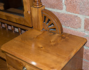 A fine Colonial huon pine dressing table, Melbourne, Victorian origin, circa 1885, 182cm high, 122cm wide, 60cm deep - 5