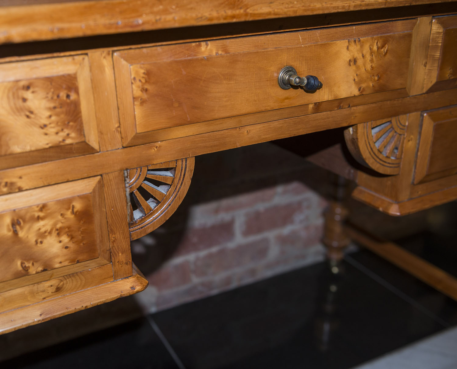 A fine Colonial huon pine dressing table, Melbourne, Victorian origin