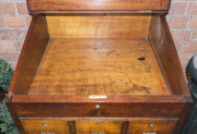 An antique Australian lectern desk, carved and turned blackwood, Melbourne, Victoria origin, 19th century, 122cm high, 65cm wide, 68cm deep - 11