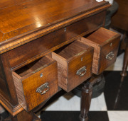 An antique Australian lectern desk, carved and turned blackwood, Melbourne, Victoria origin, 19th century, 122cm high, 65cm wide, 68cm deep - 14