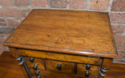 A fine Australian antique apprentice chest of nine drawers with full turned columns and feet, kauri pine, circa 1870, 46cm high, 37cm wide, 26cm deep - 3